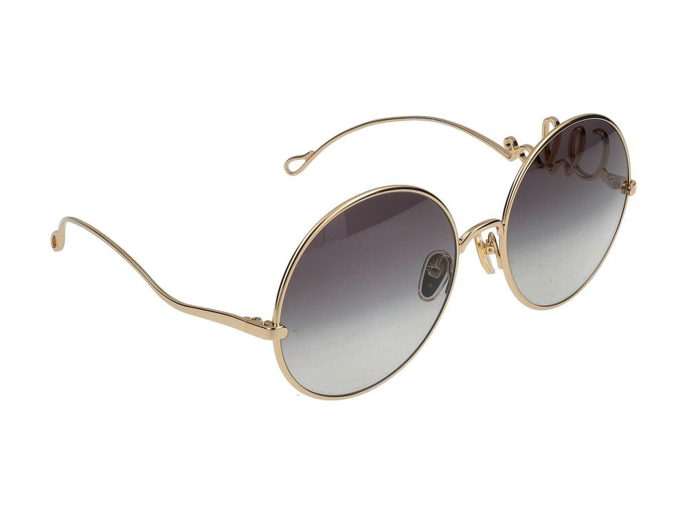 Chloé Sunglasses Ch0329s 001 Gold Gold Grey 60/19/140