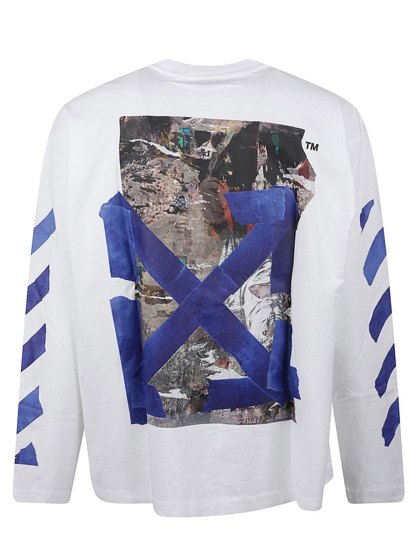 Off-White Bacco Arrow Long-Sleeve Cotton T-Shirt