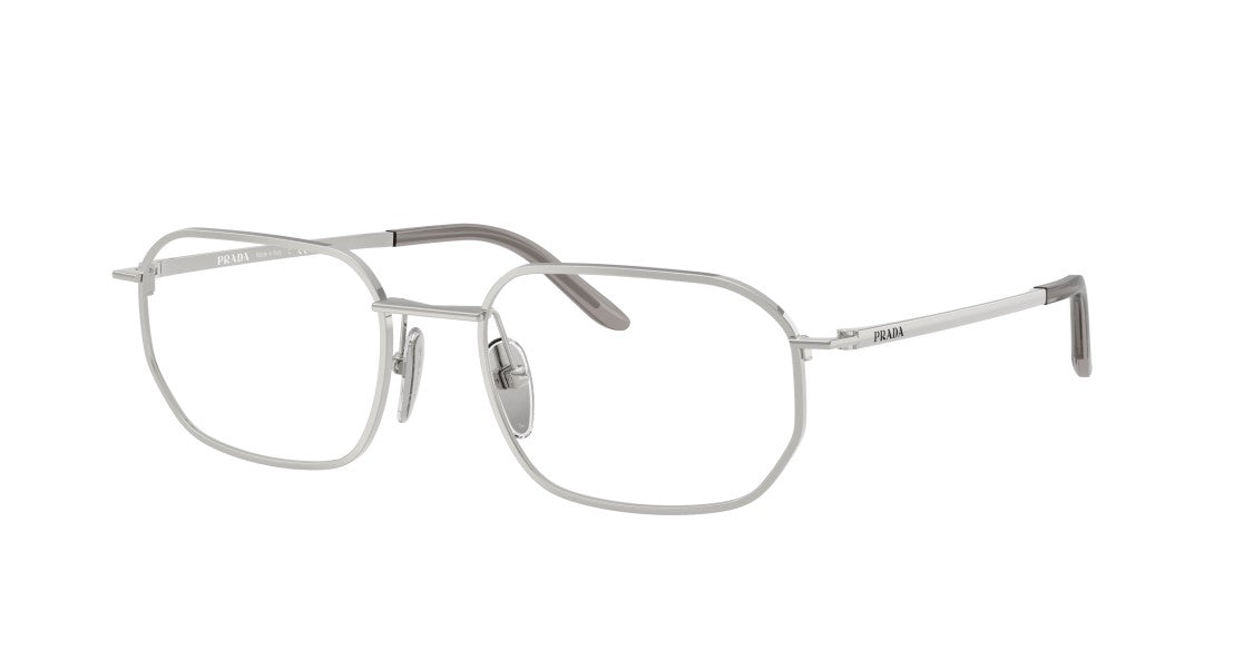 Prada 0Pr D51v Geometric Metal Frame Eyeglasses