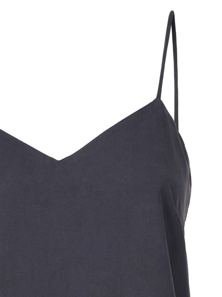 Max Mara Silk Tank Top With Minimalist Design