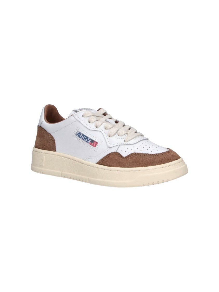 Autry Low-Top Sneakers With Suede Overlays