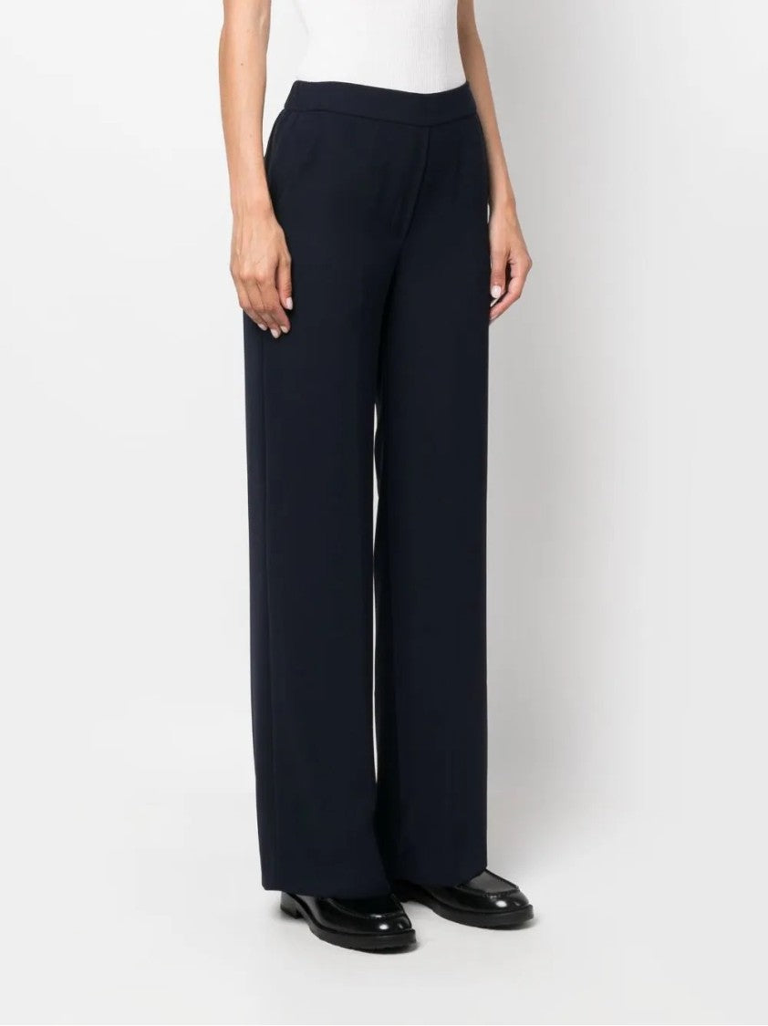 P.A.R.O.S.H. Wide-Leg Pants With Tailored Finish