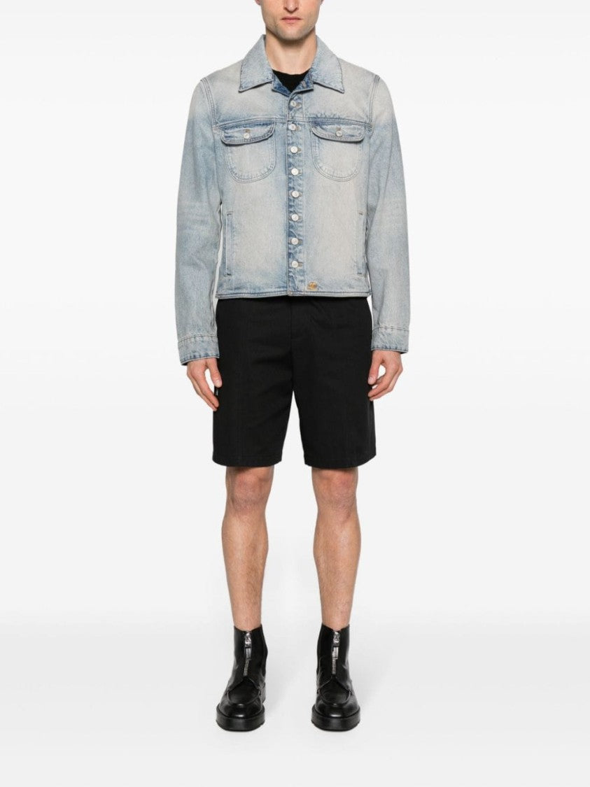 Courrèges Light Blue Cotton Denim Jacket