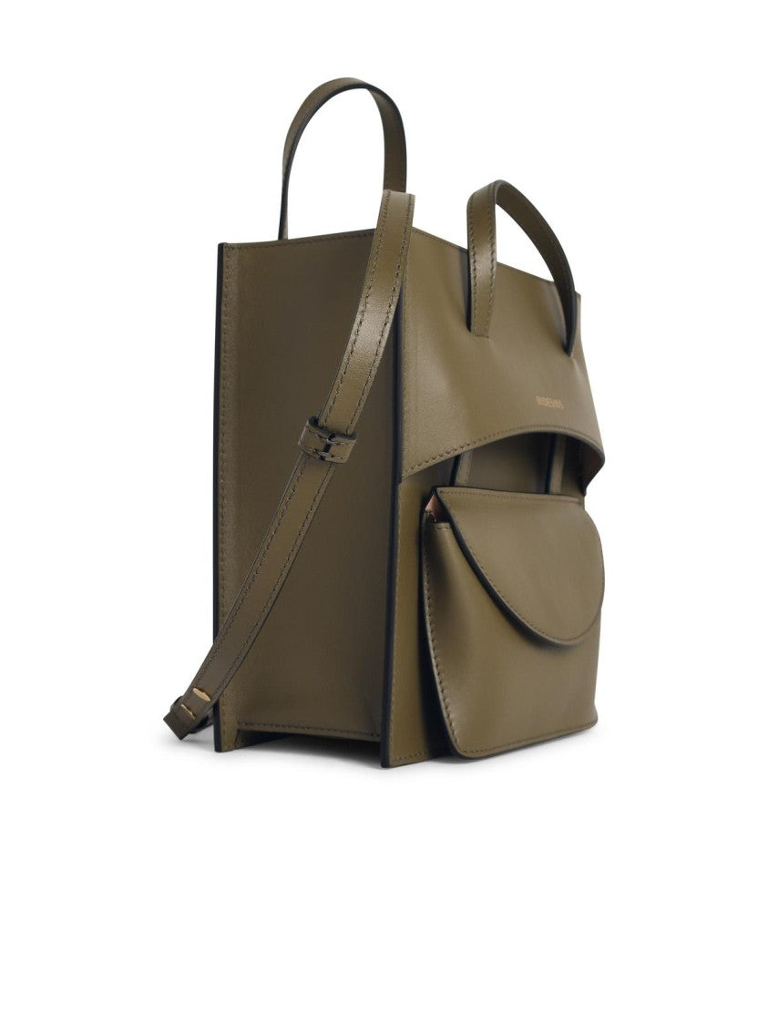 Hidesins Flap J Premiere' Muchio-Coloured Leather Bag