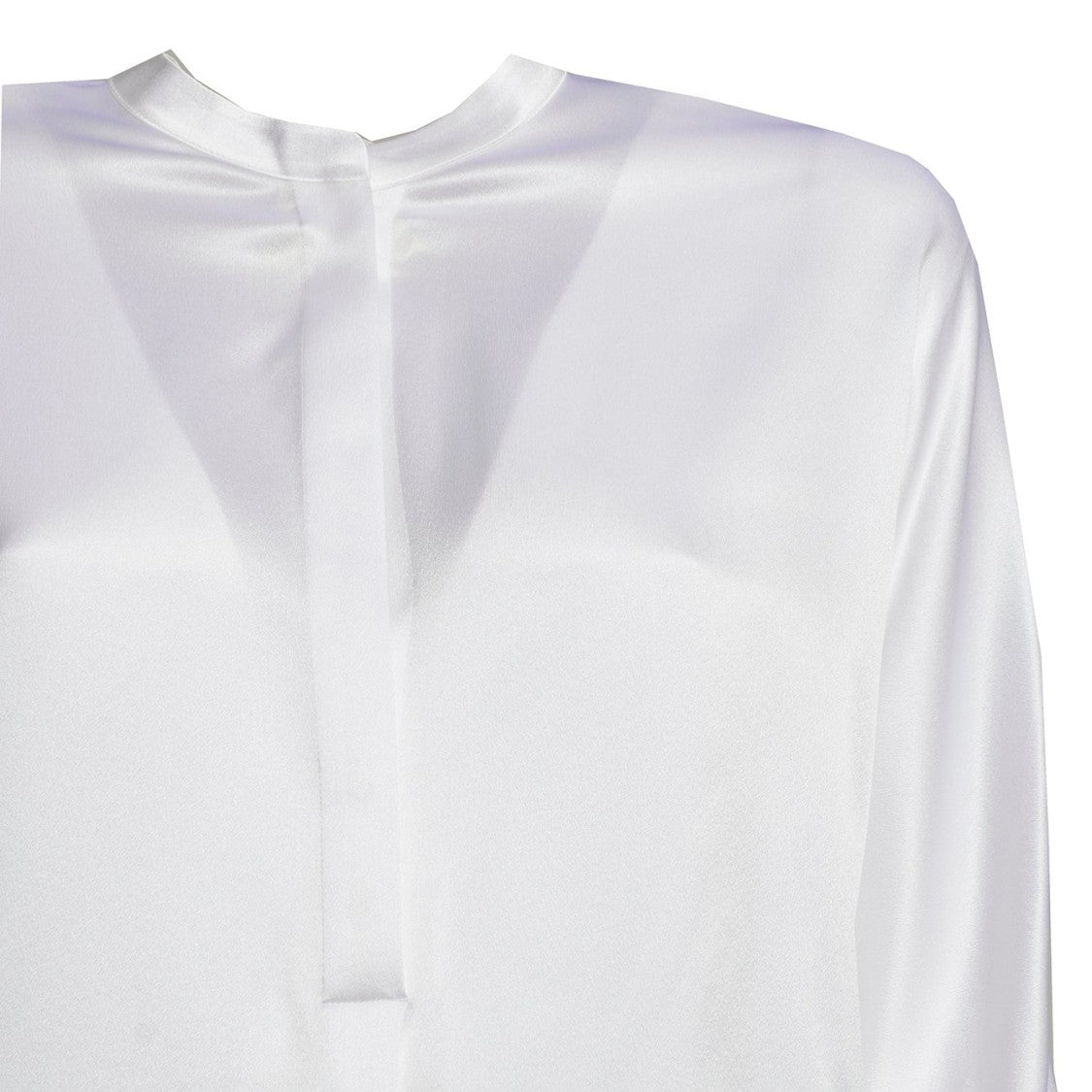 Vince Band Collar Blouse