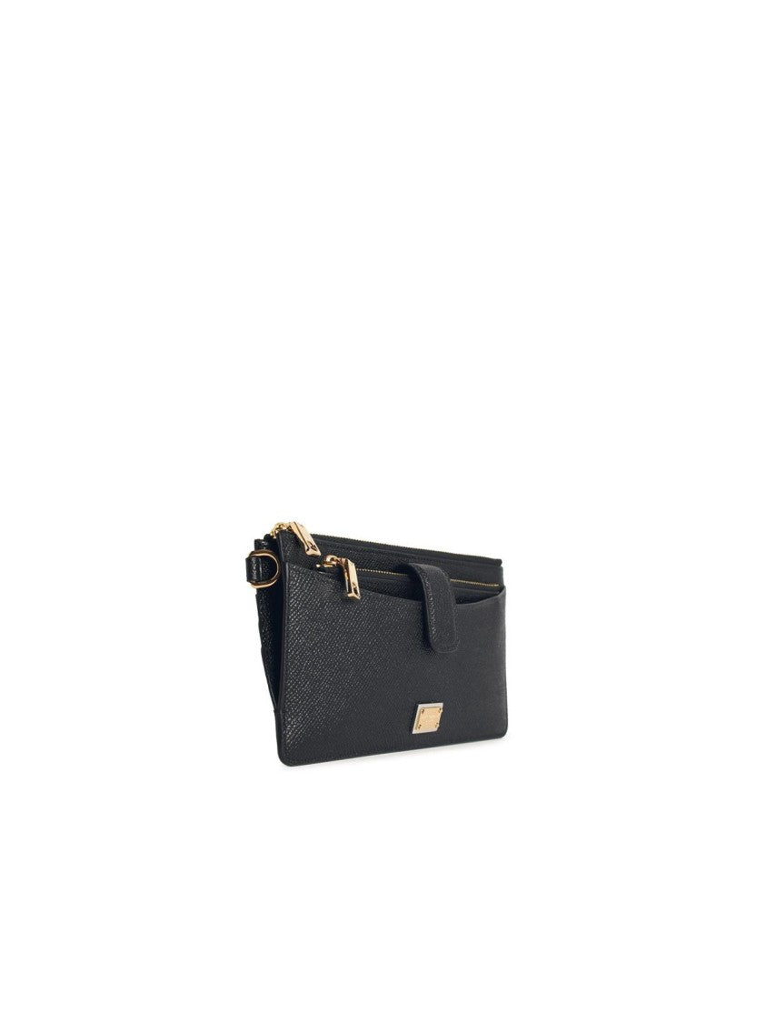 Dolce & Gabbana Black Leather Cardholder