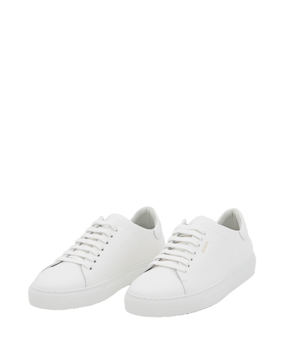 Axel Arigato Minimalist Leather Sneakers With Gold Logo Detail
