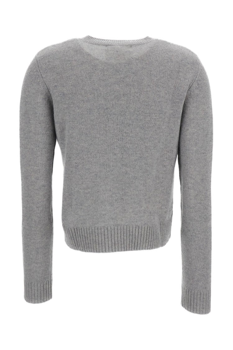 Lisa Yang Grey Mable Mid-Weight Cashmere Sweater
