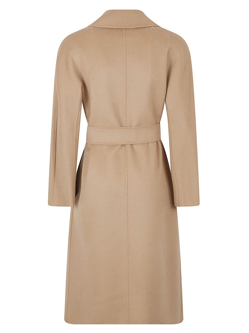 Max Mara Long Wrap Coat With Matching Belt