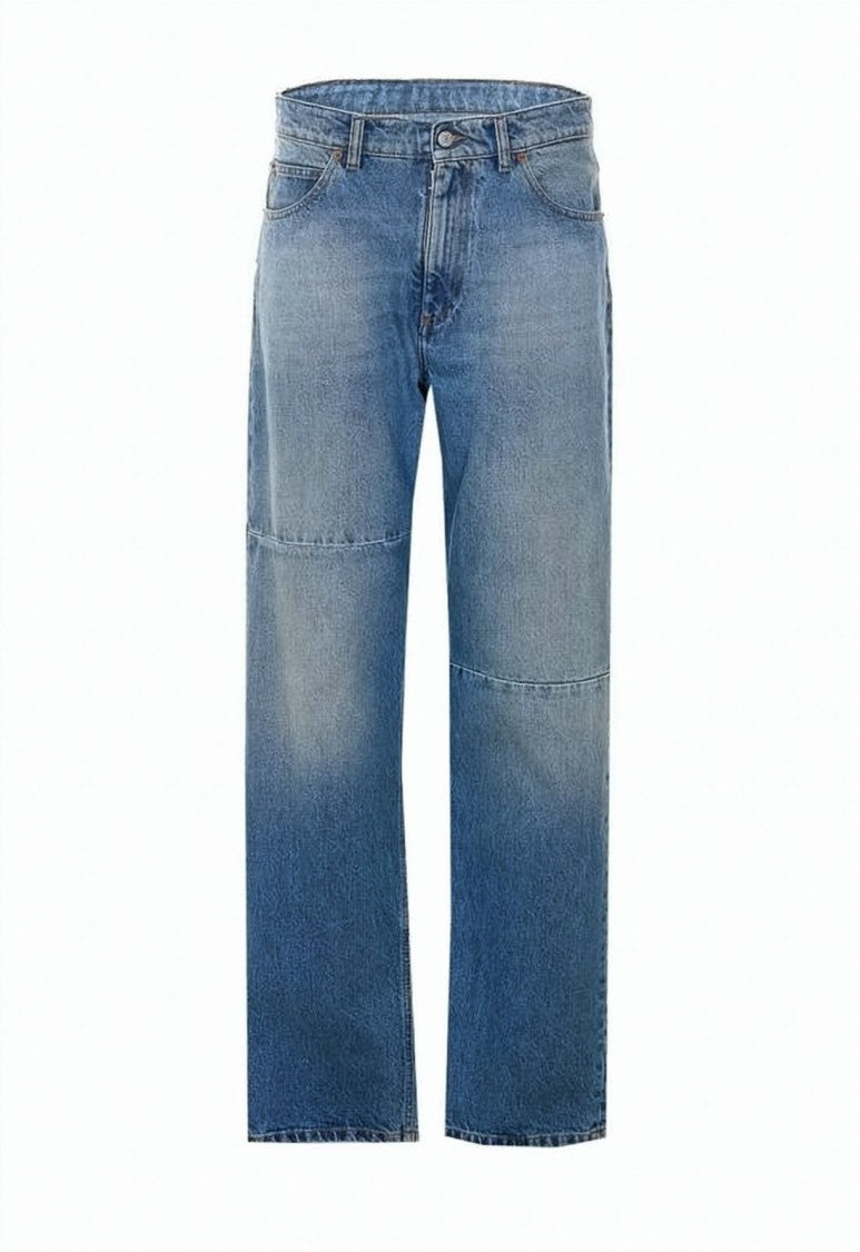 Mm6 By Maison Margiela Straight-Leg Jeans With Classic Five-Pocket Design