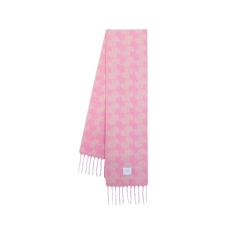 Patou Jp Scarf - Wool - Pink