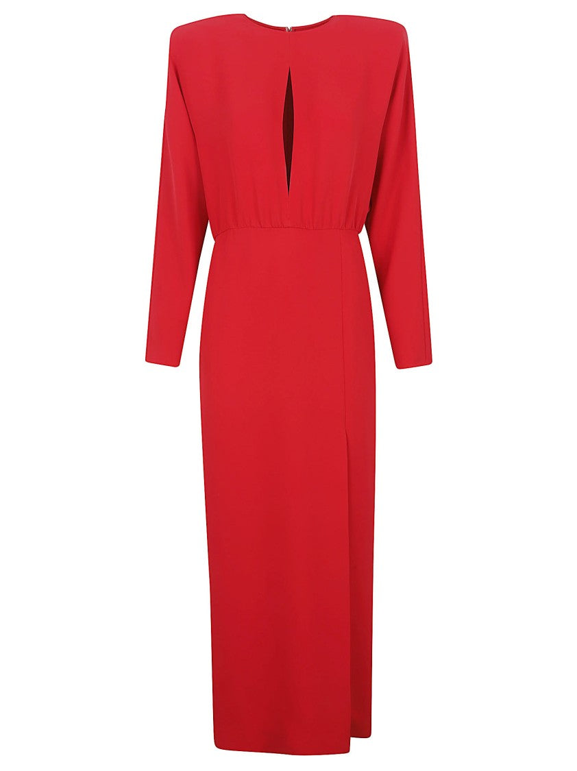 Valentino, Silk gown, Women, Red, L, Dresses