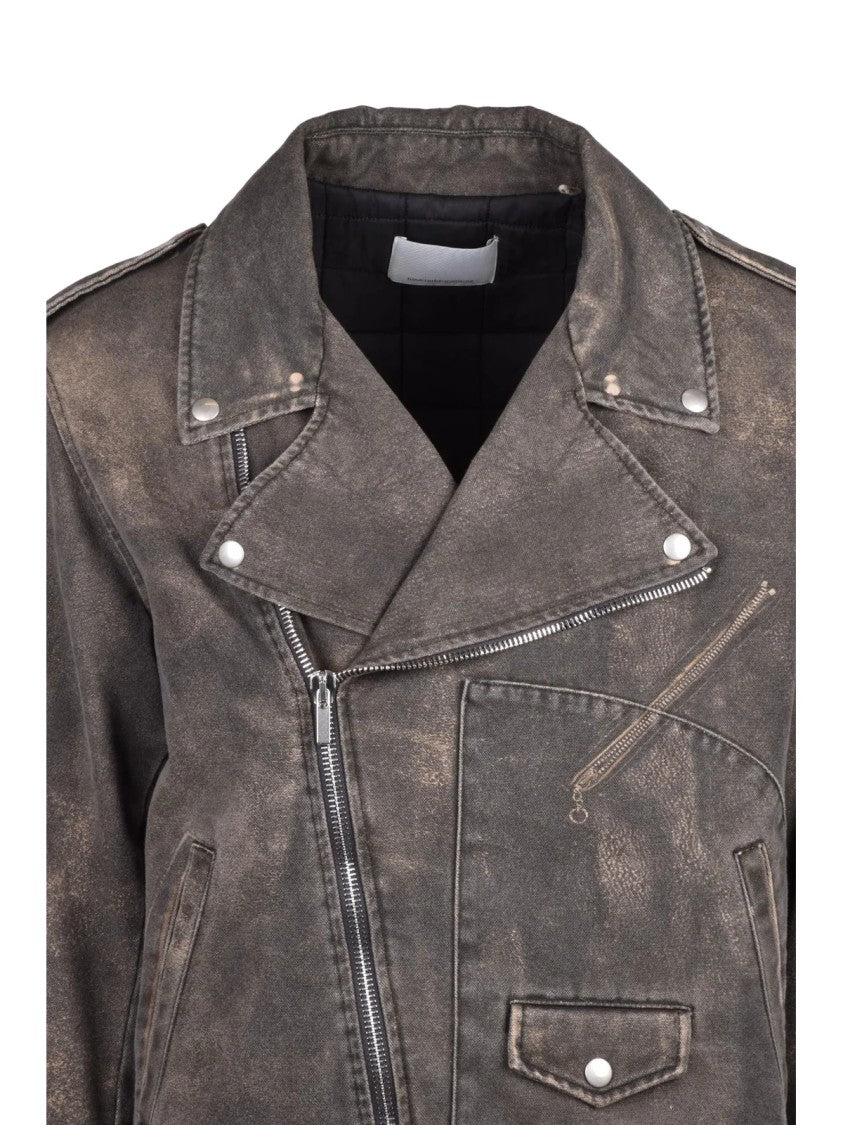 Nine In The Morning Cotton Printed Denim Jacket