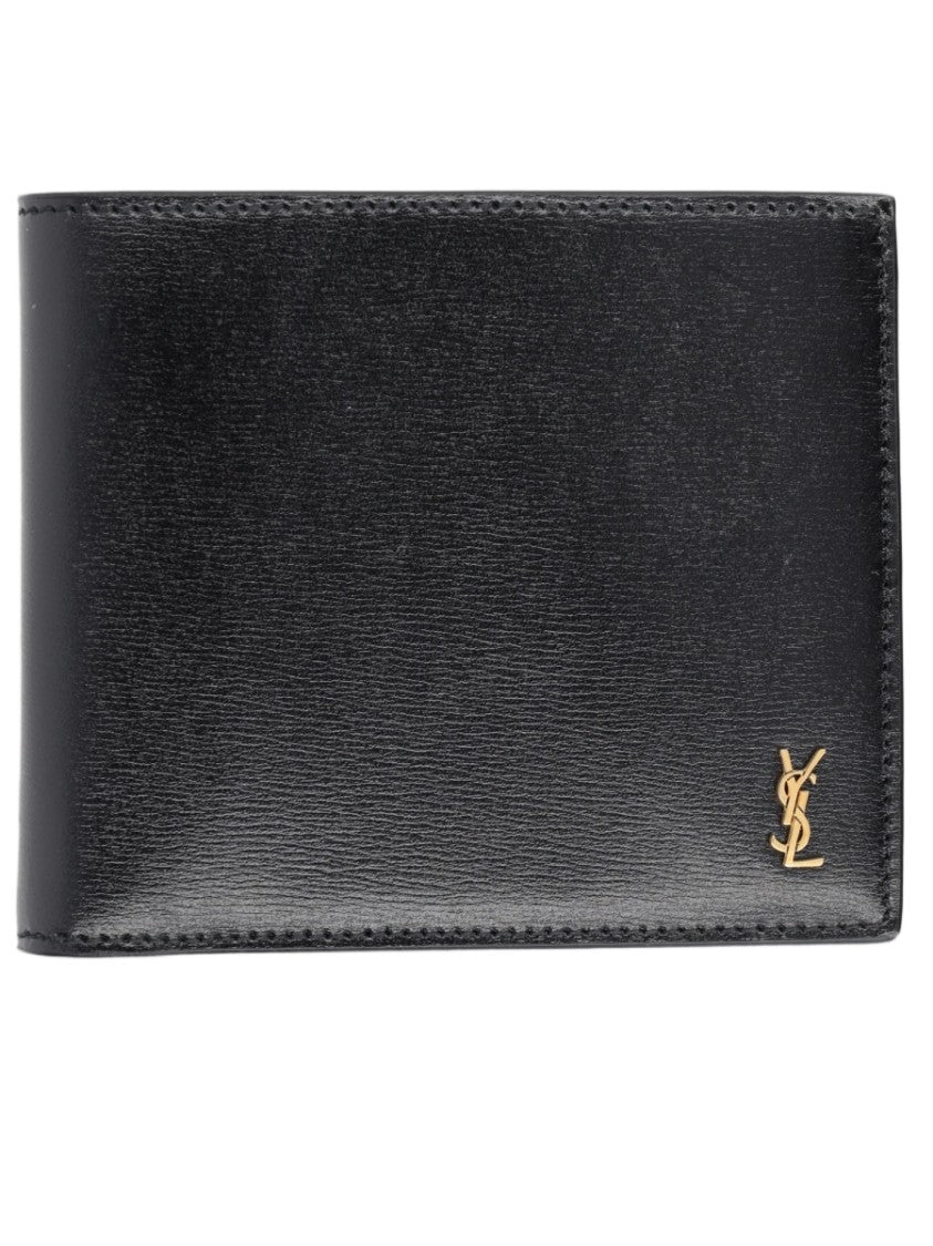 Saint Laurent Small Rectangular Wallet In Smooth Calf Skin