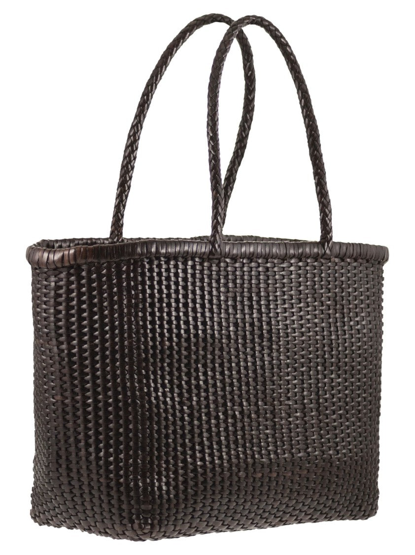 Dragon Weave - Braided Leather Bag L