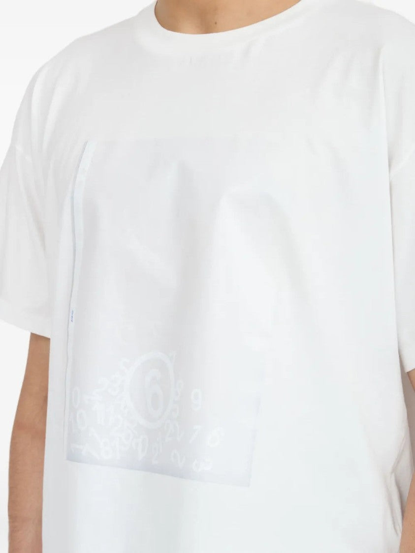 Mm6 By Maison Margiela Graphic-Panelled T-Shirt