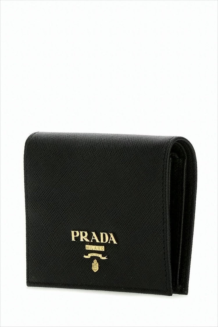 Prada Textured Cowhide Leather Wallet