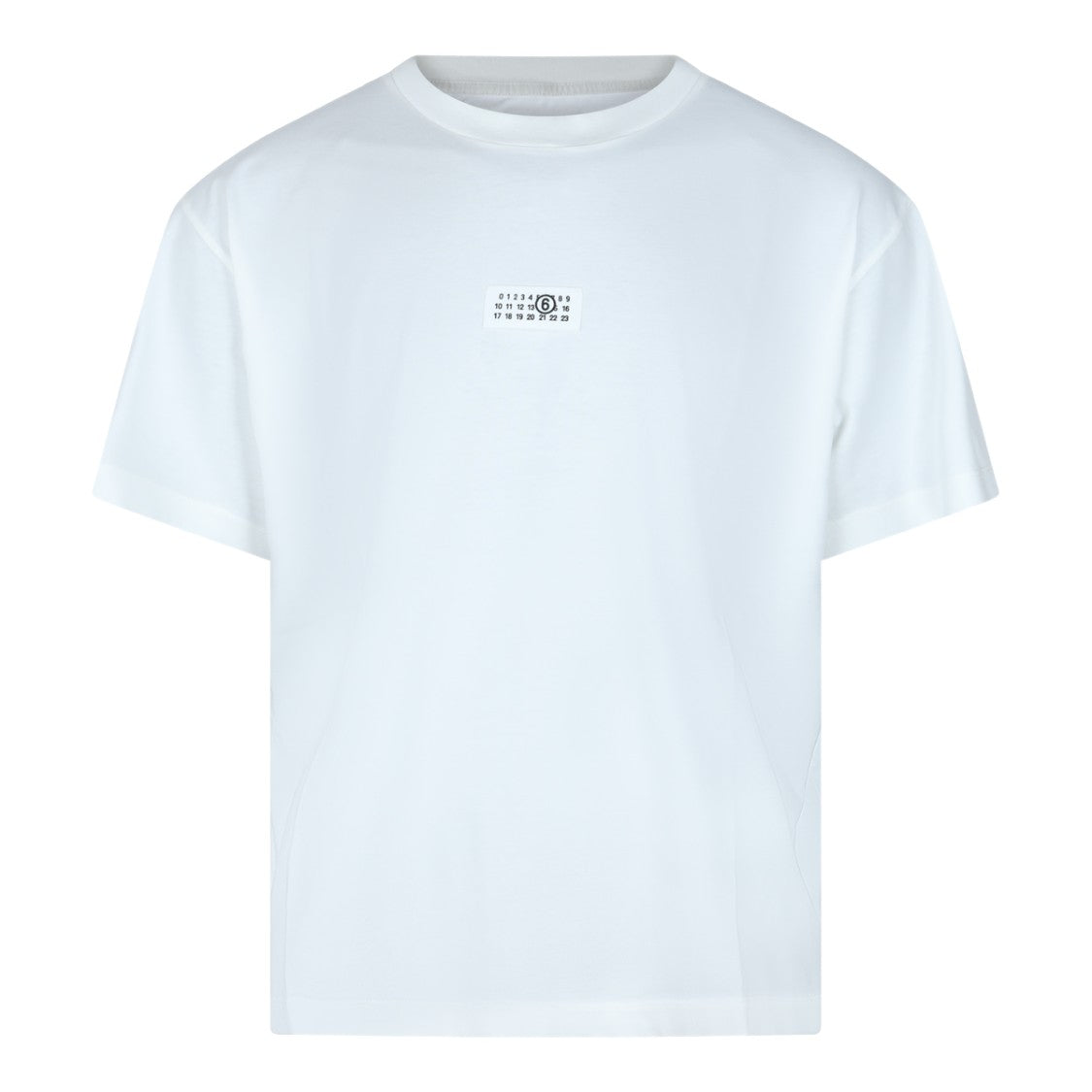 Mm6 By Maison Margiela White Cotton Logo T-Shirt