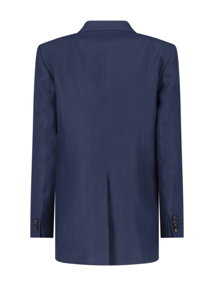 Tagliatore Navy T Jasmine Tailored Linen Suit