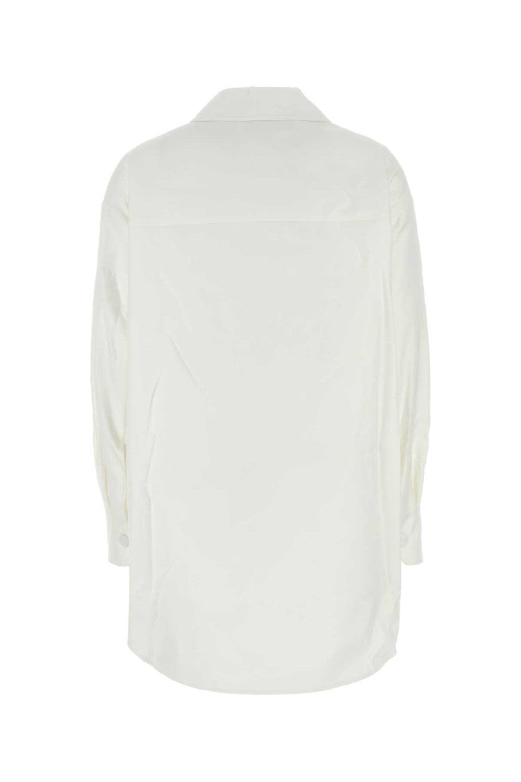 Valentino Garavani White Cotton Blend Oversize Jacket