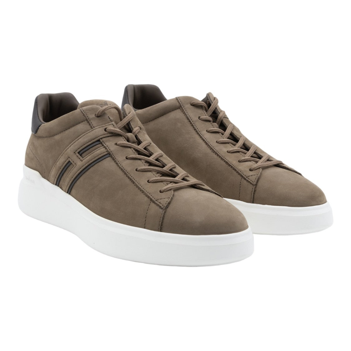 Hogan Low-Top Sneakers With Matte Finish And Embossed Logo