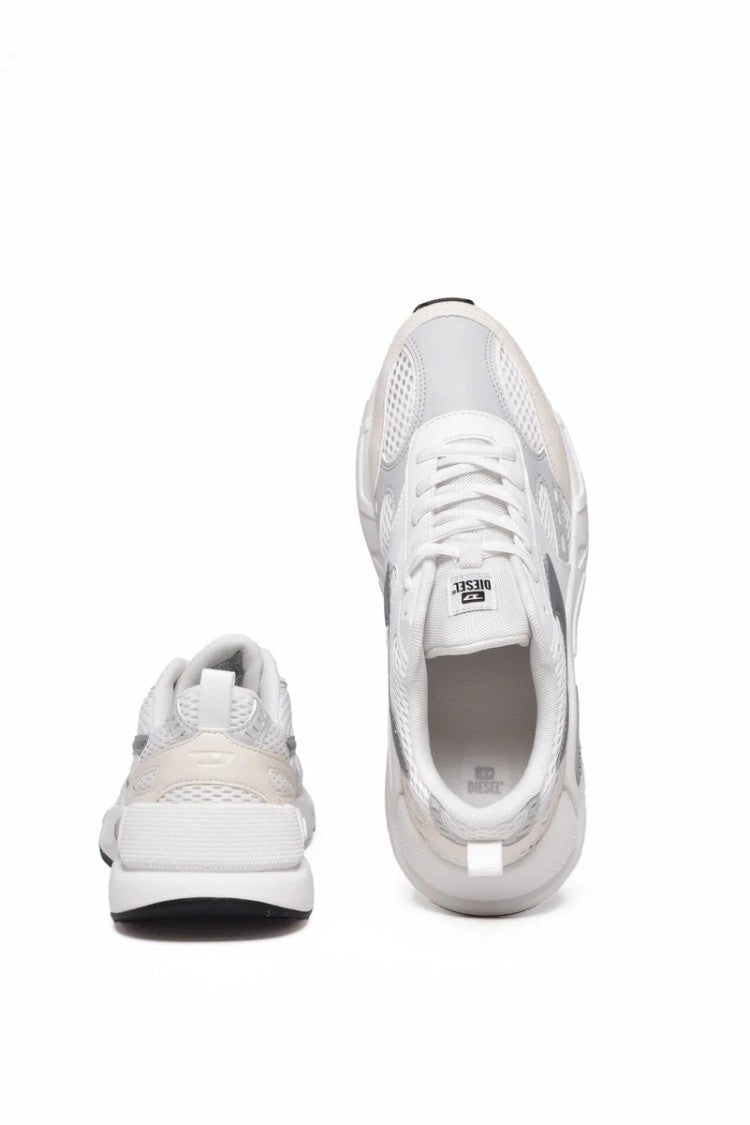 Diesel White Men Polyester Serendipity Sport Sneakers