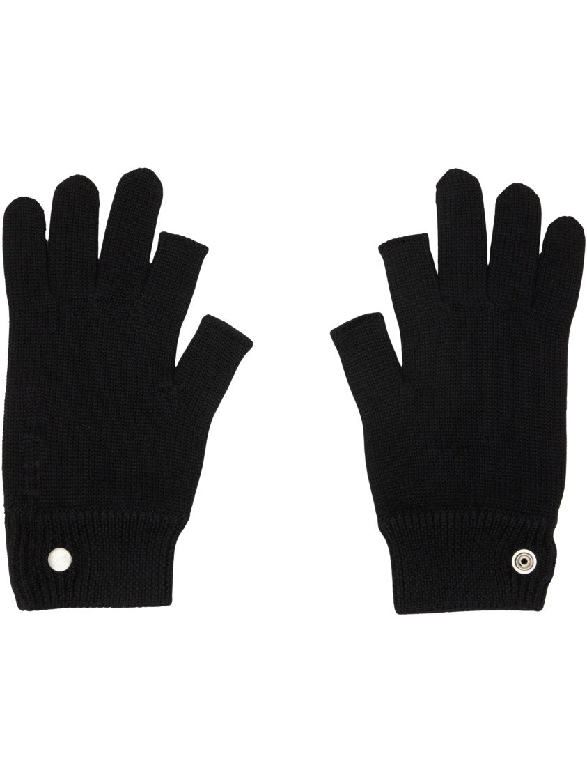 Rick Owens Knit Cashmere Touchscreen Gloves