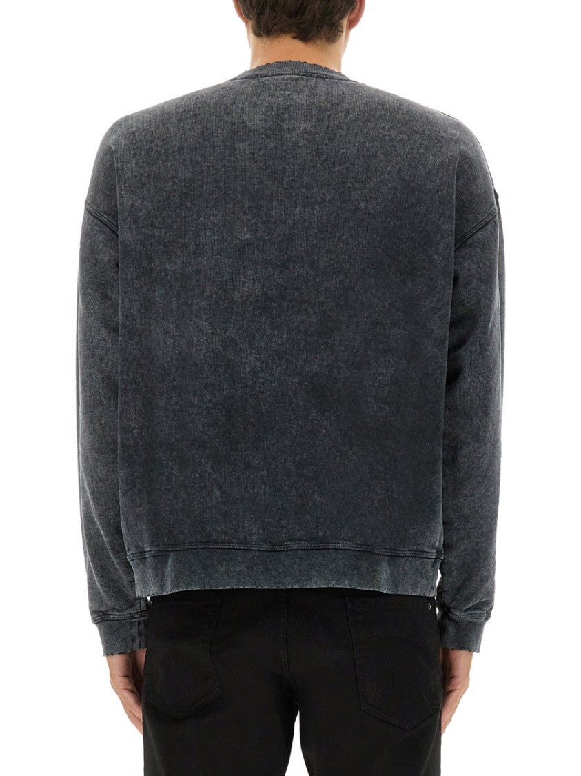 Dsquared2 Washed Black Sweatshirt