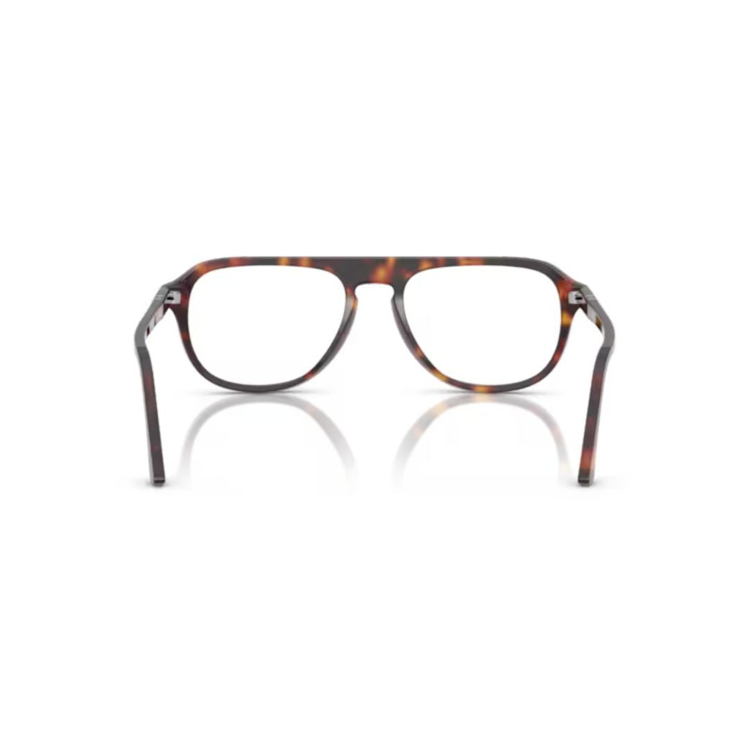 Persol 0Po3368v Aviator-Inspired Tortoiseshell Sunglasses With Refined Metallic Detail