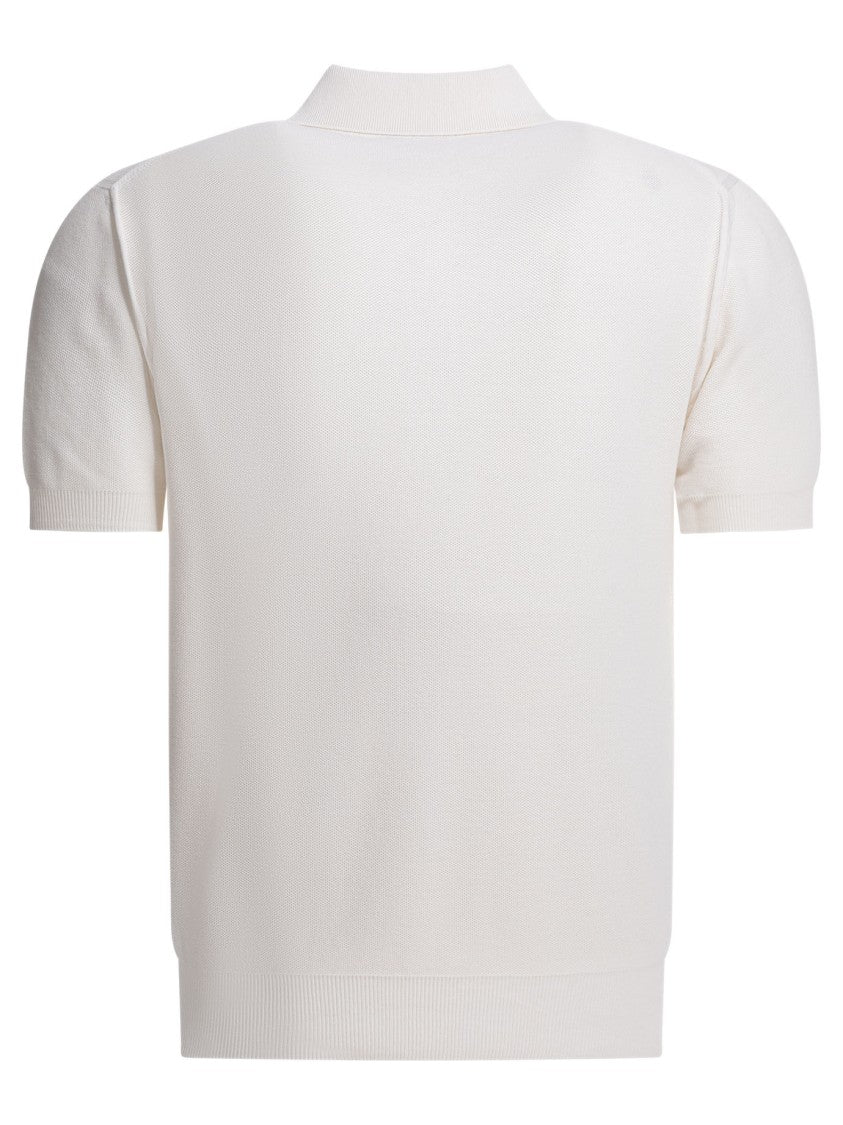 Tom Ford Silk And Cotton Pique Polo Shirt
