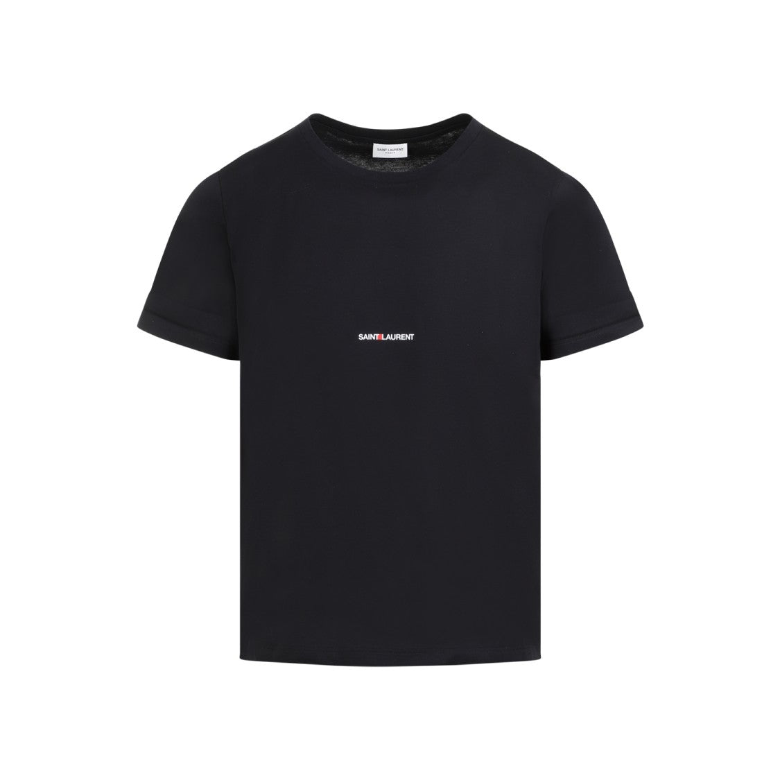 Saint Laurent Black Cotton T-Shirt