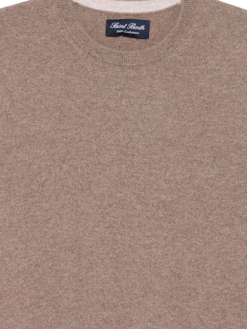 Mc2 Saint Barth Fine Knit Regent Crewneck Cashmere Sweater