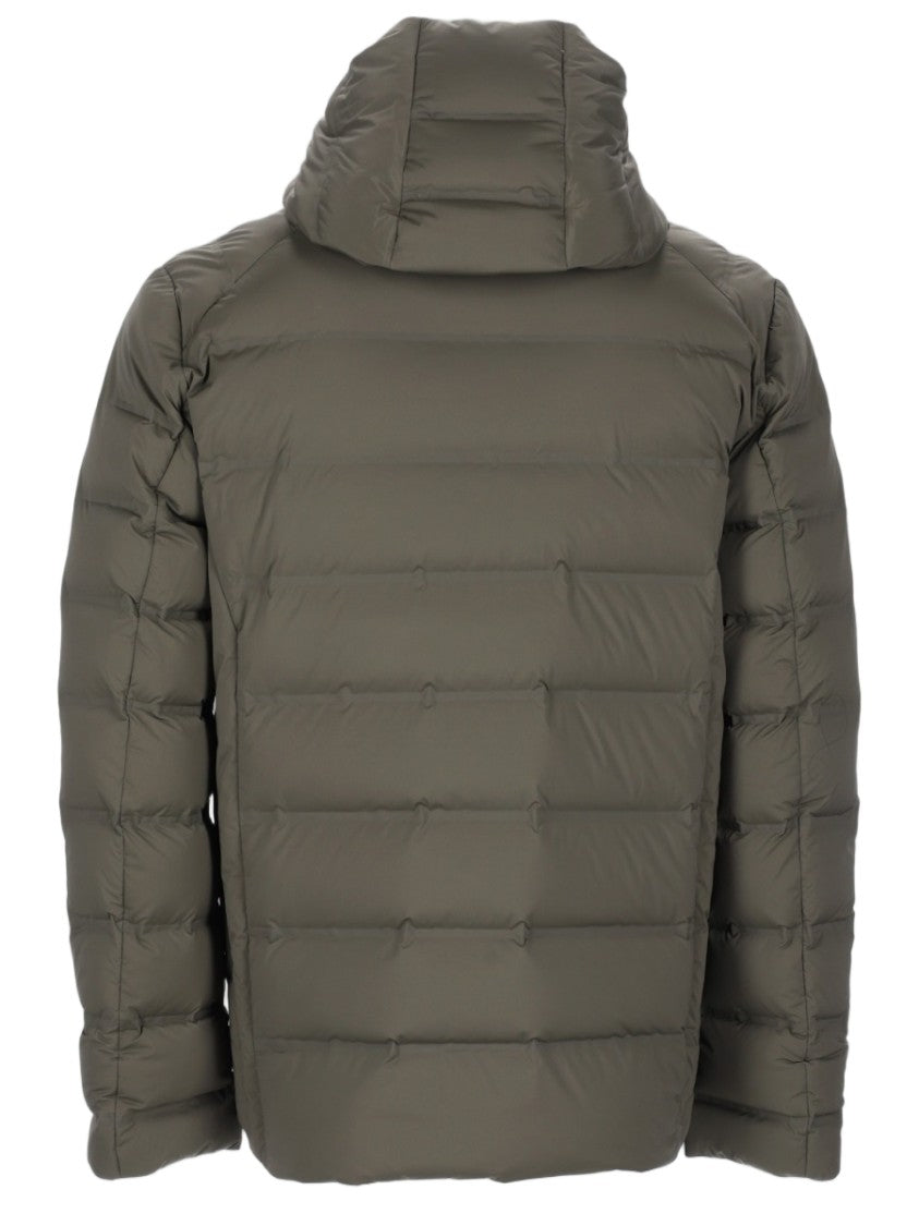 Monobi Quilted Padded Jacket With Hood And Zip Closure