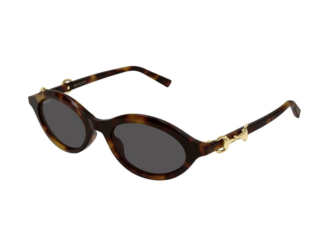 Gucci Tortoiseshell Gg2215s Rounded Sunglasses