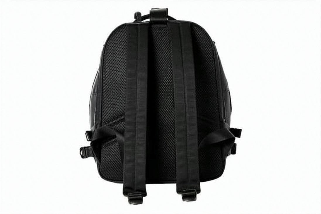 Onitsuka Tiger Black Polyamide Backpack With Tiger Charm
