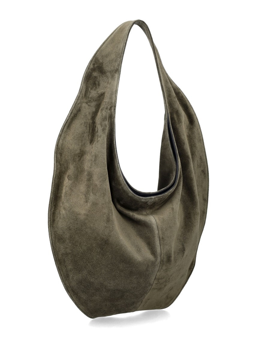 Maeden Market Kelp Suede Tote