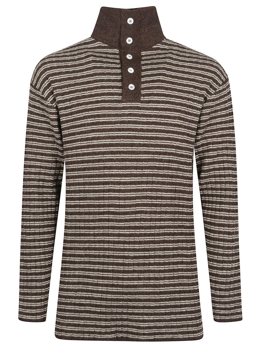 Namacheko Luther Striped Highneck Pullover