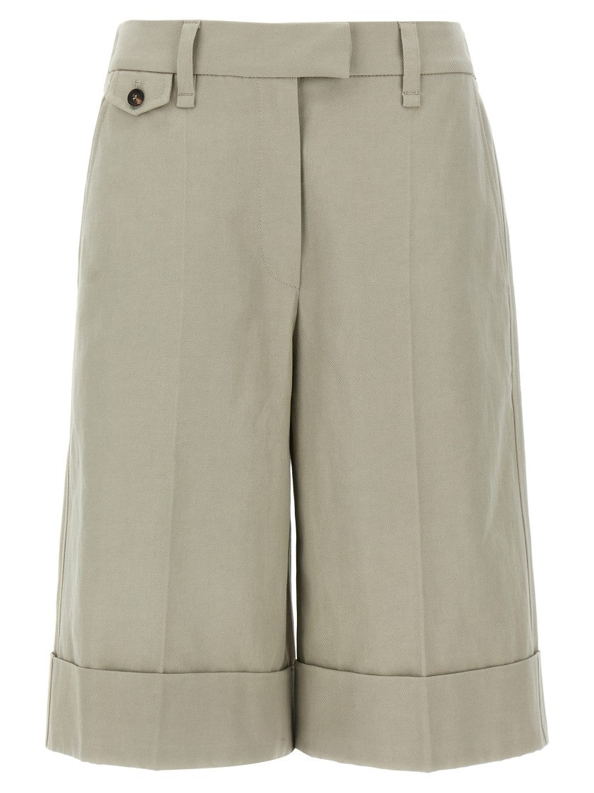 Brunello Cucinelli Bermuda Shorts With Monile Detail