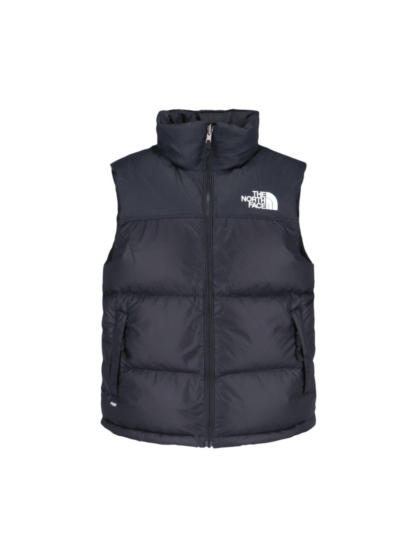 The North Face Retro Nuptse 1996 Padded Gilet In Black