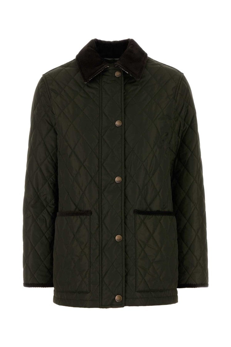Burberry Army Green Nylon Jacket