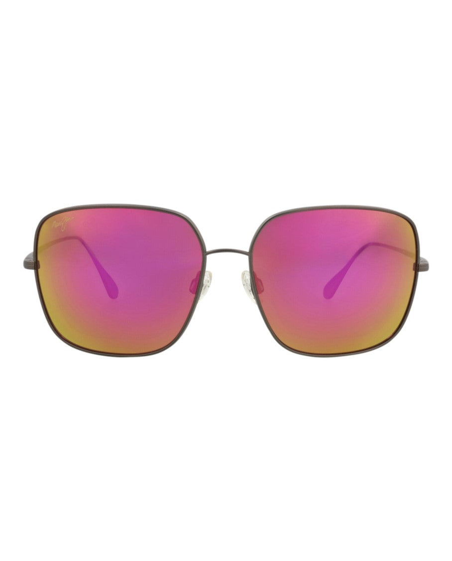 Maui Jim Square-Frame Titanium Sunglasses