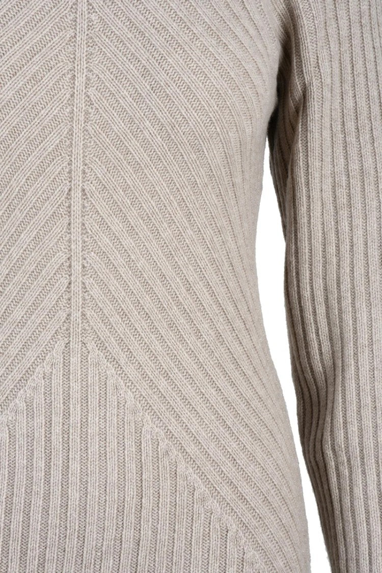 Eleventy Long Knit Dress - Beige