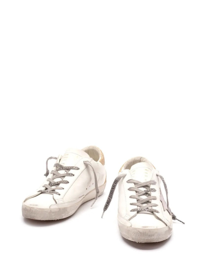 Golden Goose White Leather Sneakers
