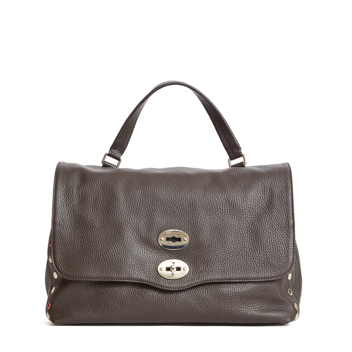 Zanellato Medium Structured Shoulder Bag With Turn-Lock Closure