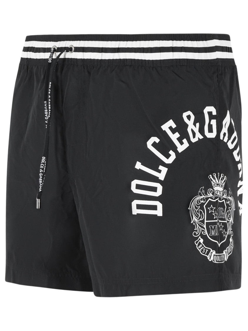 Dolce & Gabbana Black Polyester Swimsuit