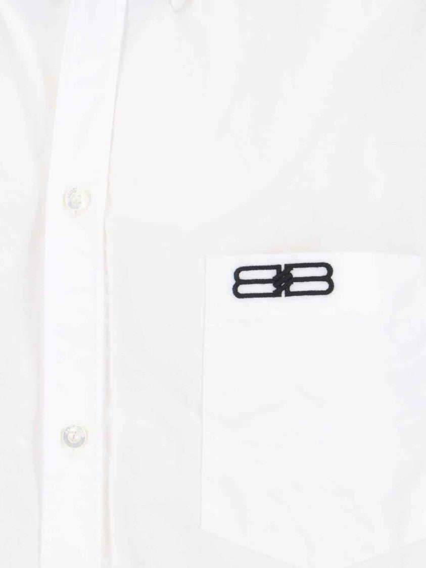 Balenciaga Oversized White Cotton Shirt