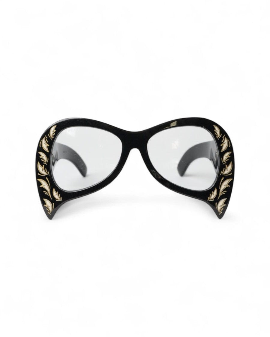 Gucci Oversized Round-Frame Sunglasses In Black