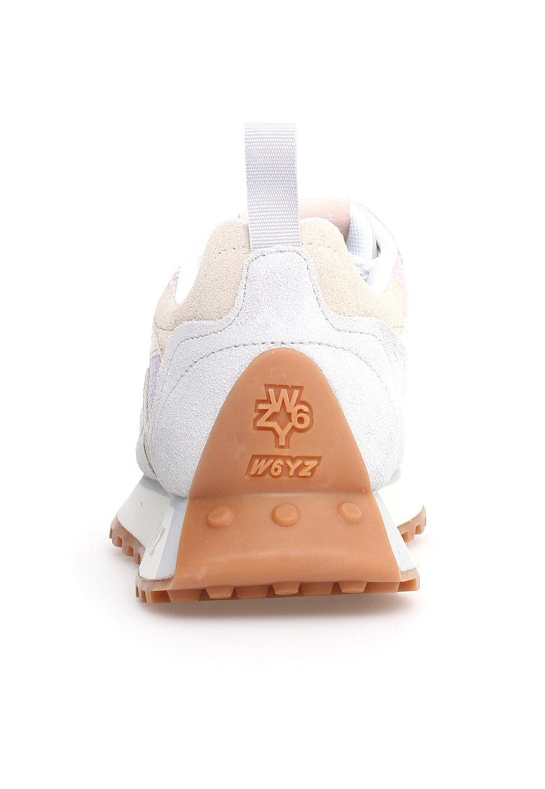 W6yz Suede And Technical Fabric Sneakers Contrasting