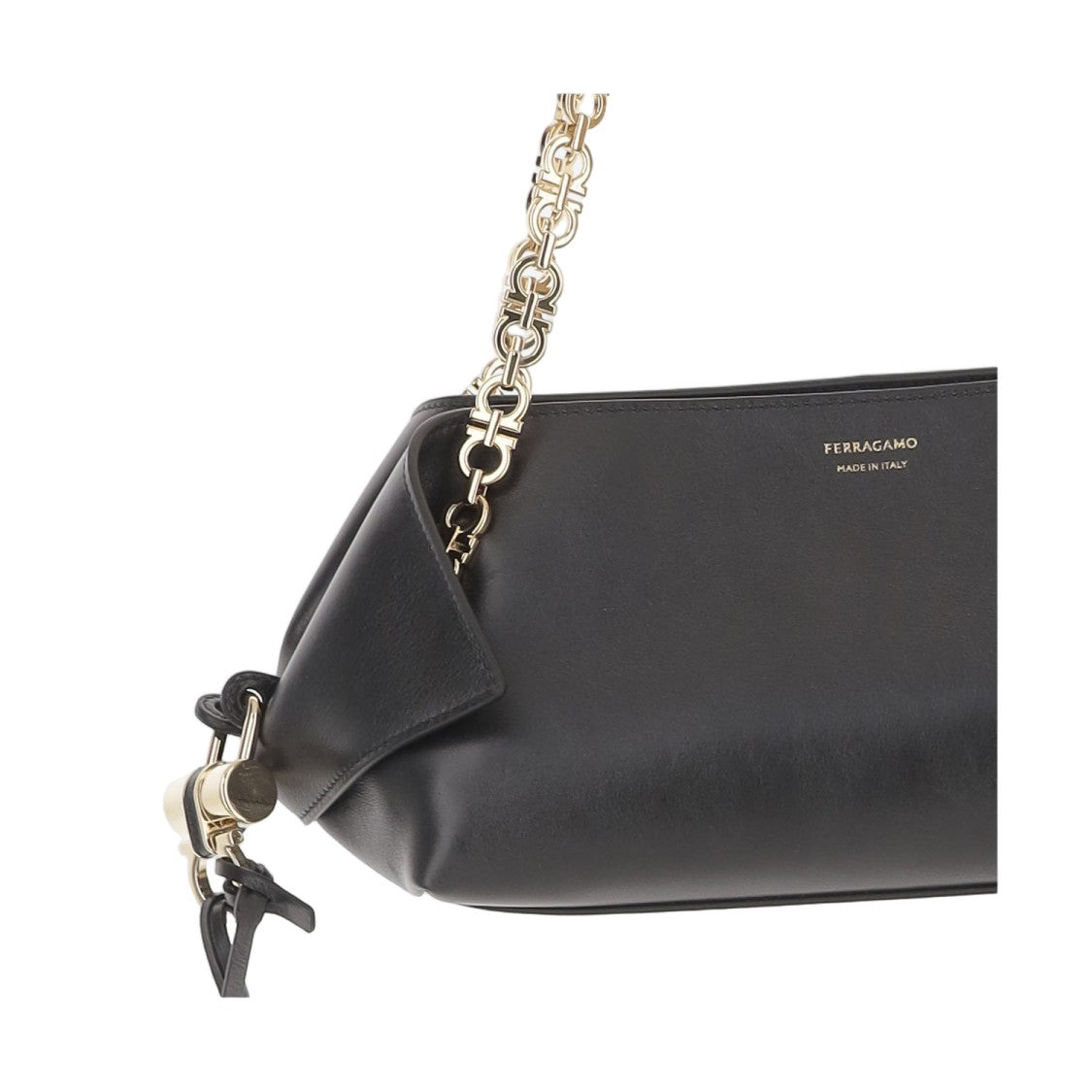 Salvatore Ferragamo Calfskin Leather Shoulder Bag