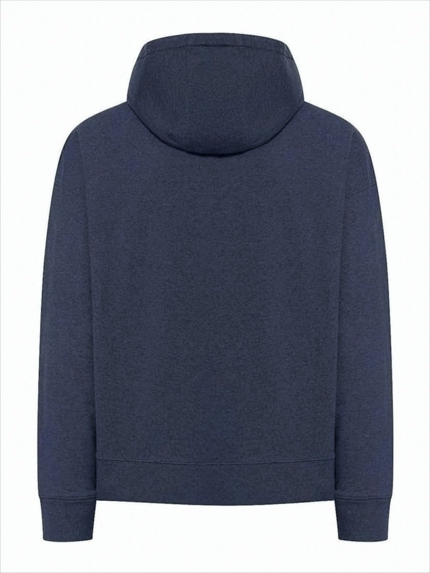 Maison Kitsuné Classic Drawstring Hoodie With Embroidered Logo